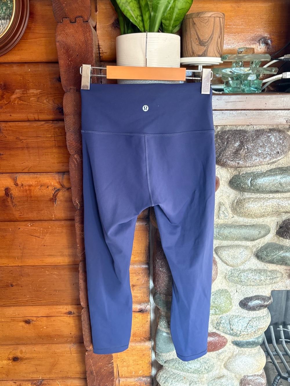 Lululemon Wunder Train High-Rise Crop 23” Leggings Navy Size 6